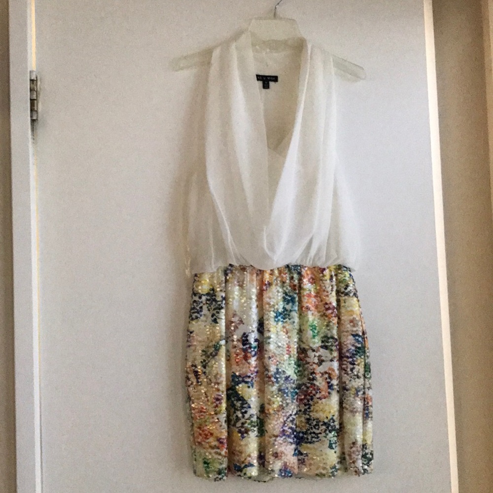 AS U WISH Cocktail or junior prom sequin dress.